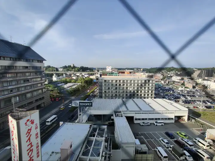 窗外，难得放晴